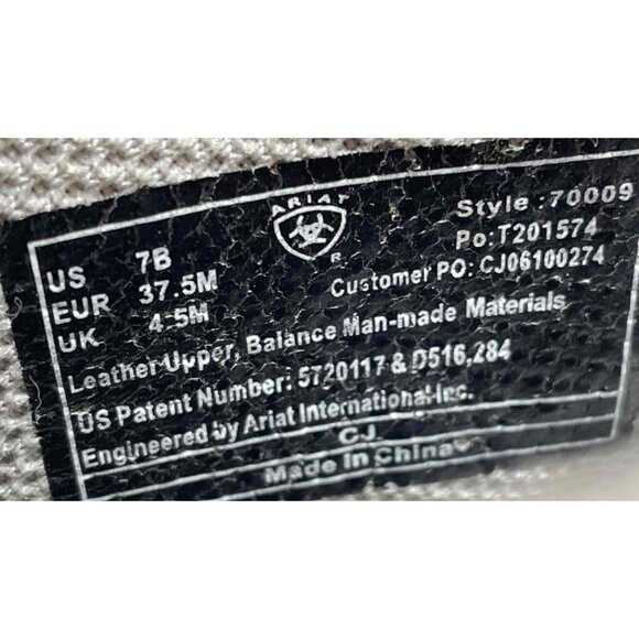 Ariat Womens Terrain Leather Multisport Boots Size 7B White & Light Blue Durable - Picture 6 of 6